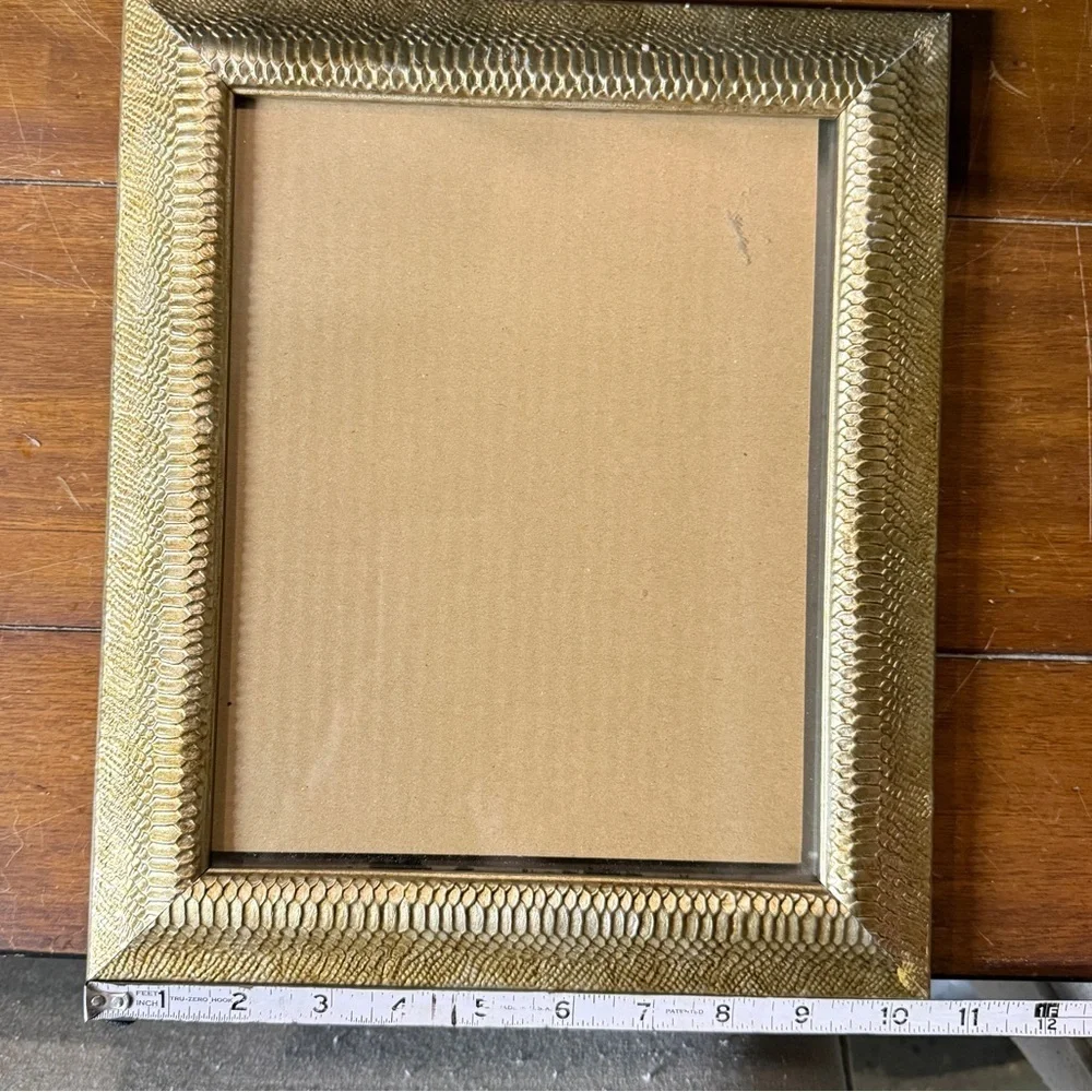 Parisian Homes Large Ornate Gold Snakeskin Frame